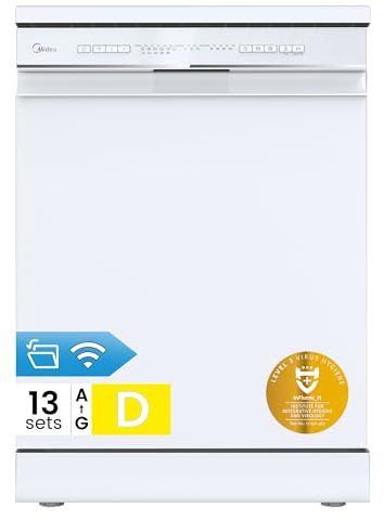 Midea Lavastoviglie Libera Installazione 13 Coperti 8 Program 60 cm Bianco