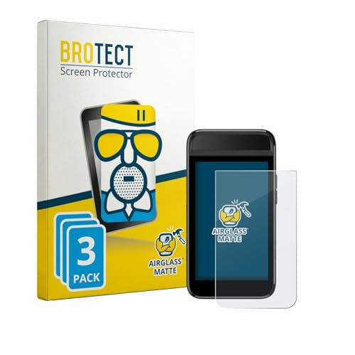 BROTECT Entspiegelungs Schutzglas für Garmin Approach G82 (3 Stück) Schutzfolie Glas Matt [Extrem Kratzfest 9H, Anti-Reflex, Anti-Fingerprint]