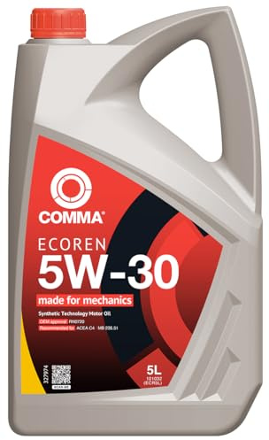 Comma ECR5L 5L Ecoren Fully Synthetic 5W30 Motor Oil