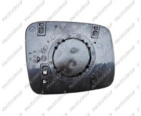 PRASCO Spiegelglas, Außenspiegel VG9137514 links, konvex | Kompatibel mit: VW TRANSPORTER T4 Bus, TRANSPORTER T4 Kasten, TRANSPORTER T4 Pritsche/Fahrgestell (70E, 70L, 70M, 7DE, 7DL