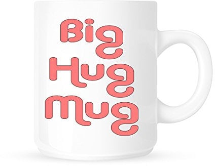 Big Hug Mug - Fun Novelty Workplace Office Coffee Mug/Cup - Great Gift Idea