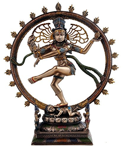 craftvatika Nataraja Shiva Idol Skulptur Handgefertigt Antik Dancing Nataraj Pratima Statue | Home Decor Figur