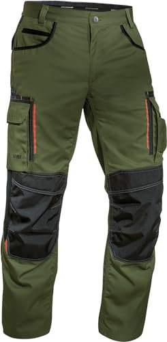 Uvex Tune-Up Männer-Arbeitshosen Lang - Cargohose für die Arbeit,Grün,52