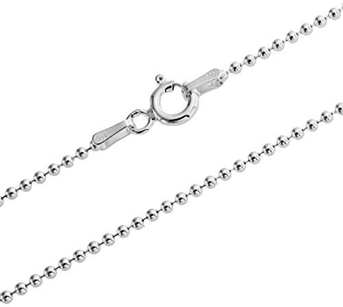 Gold Gala Damen Kugelkette 925 Sterling Silber Made in Italy (80)