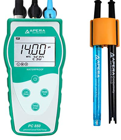 Apera Instruments PC850 tragbare pH-/Leitfähigkeits-/TDS-Messgerät