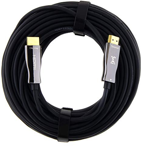 20m Optisches Glasfaser HDMI 2.0b Kabel - UHD 2160p 4K@60Hz 4:4:4 HDR HDCP 2.2