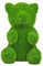 AniPlants Kögler 53251 Ours Frontal Figurine décorative en Gazon Artificiel, env. 32,5 x 38 x 50 cm, résistant aux intempéries et indéformable, avec ancrages de Fixation, idéal comme décoration pour