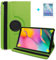 ARECY® Samsung Galaxy Tab A7 10.4 (2020) T500/T505 Hülle Case-360 Grad Rotations PU Ledertasche Smart Cover mit Standfunktion für Samsung Galaxy Tab A 10.4 Tablet+Display Schutzfolie(Grün)