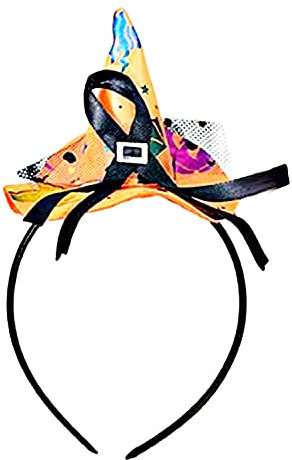 Inception Pro infinite - Haarreif mit Hexenhut - Karneval Halloween - Accessoires - Verkleidung - Cosplay - Kostüm - Orange - Schwarz - Hut - Spinnennetz - Kopfbedeckung