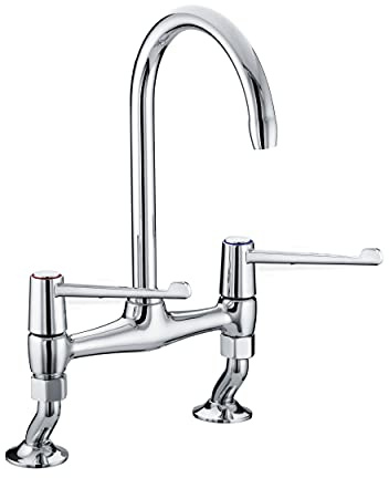 Bristan VAL2 BRDSM C 6 CD Value Mélangeurs d'évier Pont, Chrome