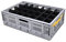 Folding Crate with Internal Dividers for Wine & Champagne Glasses (28 Cells - Max Glass Width: 77mm)