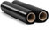 RAGO® Film etirable demenagement noir 2 pièces 130 m I 7,5 × 7,5 × 40 cm Film etirable Film palette Film noir emballage I Rouleau emballage colis 130 m