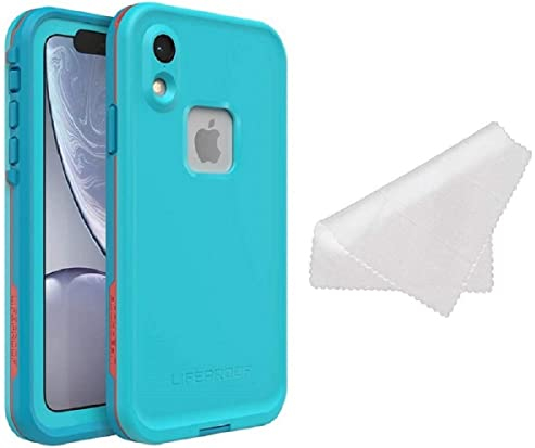LifeProof Wasserdichte Schutzhülle für iPhone XR (nur für iPhone XR) – mit Reinigungstuch – Nicht-Einzelhandelsverpackung – Boosted (Blue Atoll/Hawaiian Ocean/Emberglow)