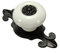 AVIDYA Vintage Ceramic Door Knobs Drawer Cabinet Cupboard Pull Handle White+Black