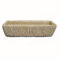 AnaParra Pila - Jardinera Rústica 66x23x19cm. Maceta para Exterior de Hormigón Piedra| Capacidad: 12L. Peso: 25Kg.