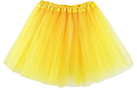 Mädchen Tüllrock Karneval-Kostüm Kurz Frauen Minirock Karneval 50er Rockabilly Tüll Rock Mädchen Tanzkleid Tanzrock Tütü Rock Petticoat Tutu