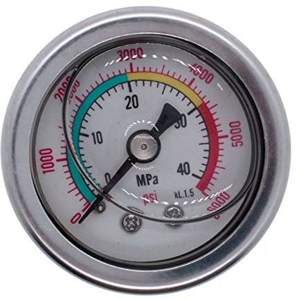 ACICS PCP Paintball -Luftpumpe -Kompressorventil -Druckmesser M10x1 Scuba Man Tauchausrüstung Manometer Maßnahme