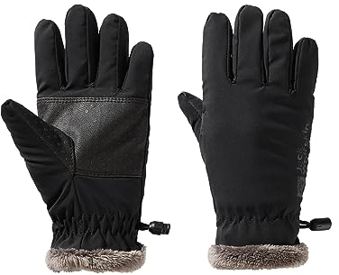 Jack Wolfskin Unisex Kinder HIGHLOFT Glove K Handschuh, Black, 116