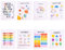 Leinwand Pädagogische Lernplakate Lernposter, 8er Set Bilder Kinderzimmer DIN A4 Wandbilder Babyzimmer Deko Junge Mädchen, Inklusive Alphabet ABC, Zahlen, Formen, Farben für Vorschule, Kindergarten