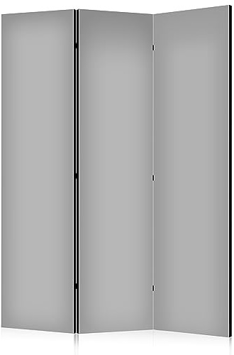 murando - Paravent Raumteiler Akustikschaum Home Office, 135x172 cm, modern | Mobiler Sichtschutz, sofort einsatzbereit, Holzrahmen, ideal fürs Wohnzimmer oder Büro, geruchsneutral, lichtbeständig