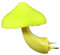 Fenteer Pilz-Nachtlicht-Steckerlampe, dekorativ, Wanddekoration für Baby-Kinder, Nachtlampe, Wandlampe für Küche, Badezimmer