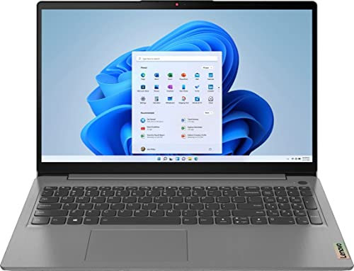 Lenovo Ideapad 3 82H8 Ordinateur portable | 15,6 po FHD IPS Touch | Écran LCD à cadre fin | 4 cœurs Intel Core i5-1135G7 | 36 Go DDR4 | 2 To M.2 NVMe | Wi-Fi 6 | Windows 10 Home | Gris arctique | Clé