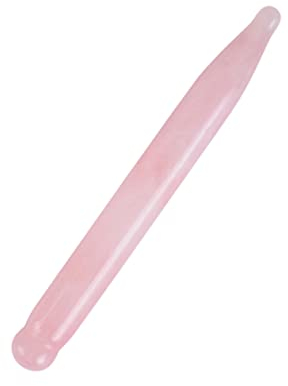 MAGICLULU Varita De Masaje De Cuarzo Rosa Palo De Cristal Raspador Para Aliviar Dolores Musculares