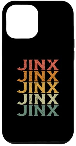 Hülle für iPhone 15 Plus Retro Individueller Vorname Name Jinx