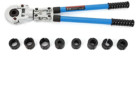 Pre zange Rohrpresszange V-Kontur TH-Kontur f r Kupferrohr Verbundrohr Crimpzange Kupferrohr Pressfittinge Preßzange Presswerkzeug mit 360° Drehbarem Kopf für Rohrverbindungen