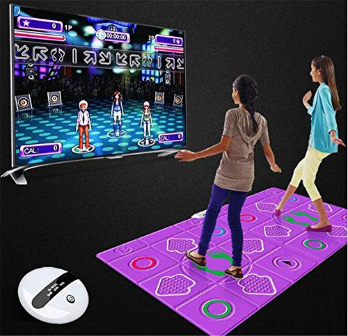 JMOZHCD Dance Mat Wireless Game Mat Dance Step Mat Music Game Mat Dancer Blanket Tv Somatosensory Dance Mat