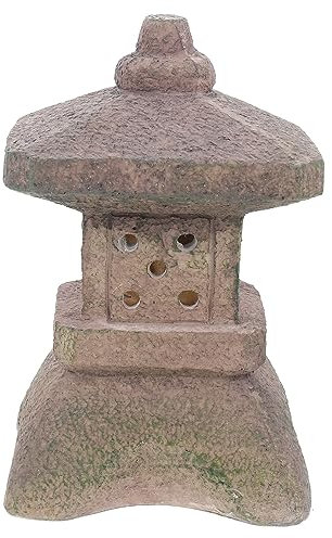 Hemobllo Linterna De Pagoda De Piedra Solar Para Exteriores De Pagoda De Para Jardín Decoración De Faroles Solares Para Paisajismo