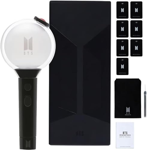 GDOU BTS Ver.4 Offizielle Lightstick Bluetooth-Konzertlicht/Stab, Weiß, Blau, 1 Stück, 1 Watt