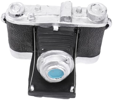 PRETYZOOM 1 Pc Appareil Photo rétro Petit Appareil Photo déco Vintage pour la Maison Mini Objet de décoration rétro Objet de décoration Vintage projecteur décor de Bar caméra Figurine Coffee