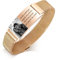 VNOX Armband Herren Gravur mit Foto Text : Geschenk Personalisiertes Armband für Papa Männer Mama Frau Geschenk für ihn Armbänder mit Gravur Edelstahl Gliederarmband Vatertag Geburtstag(Roségold)