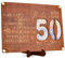 TCRZHHRX Witzige 50. Geburtstag Geldgeschenke Holz mit Rätsel, Kreative Geldgeschenke zum 50. Geburtstag Mann & Frau (50x15 cm)