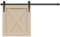 Schiebetürbeschlag Set für Schranktüren 91 cm Karbonstahl, Xichuzi Schiebetürsystem, Schiebetür Beschlag - 4009681