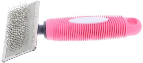 BELLIFFY Brush for Dogs and Cats Ergonomic Design Pet Grooming Tool for Hair Types Reduces Shedding and for Home Use