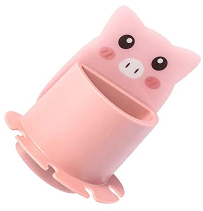 Alipis 1stk Zahnbürstenhalter Inhaber Maschine Halter Spender Automatisch Elektrische Zahnbürstenköpfe Kleiner Tubenquetscher Presse Reisezahnbürste Zahnpasta Einfach Bausatz Plastik Rosa