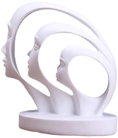 LIFKICH Resin Skulptur Dekofigur Für Zuhause Kreative Statue Aus Hochwertigem Harz Moderne Wohnaccessoires Für Schlafzimmer Und Wohnzimmer Handwerkskunst Als Für Besondere Anlässe