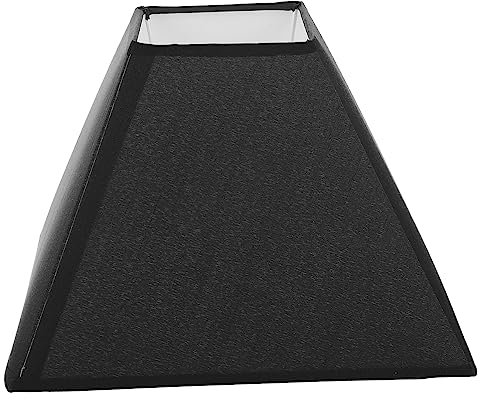 SOPOTUTU Stoff Lampenschirm für Tischlampen Rechteckiger Lampenbezug Einfache Lichtabdeckung Vielseitig Einsetzbar für Nachttischlampen und Stehlampen