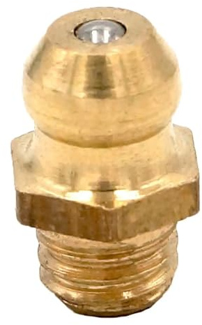 20pcs A Lot M6x1.0 Male Brass Grease Zerk Nipple Fitting For Grease Machine Tool