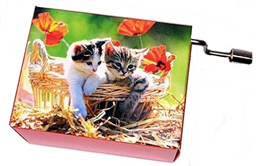 Fridolin 58082 Spieluhr La Le Lu/Katzen im Korb