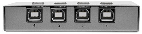 Tripp Lite 4-Port USB 2.0 Hi-Speed Printer / Peripheral Sharing Switch (U215-004-R)