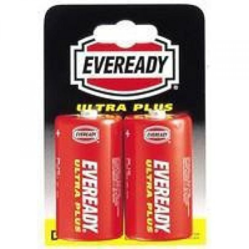Energizer R20B2UP Eveready Battery - Silver (Pack of 2)