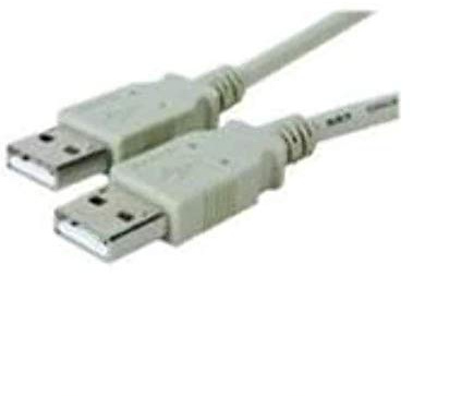 Microconnect USB 2.0 A-A 1 m m-m – USB Kabel (USB A, USB A, männlich/männlich, gerade, gerade, grau)