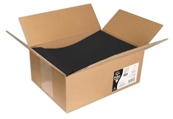 Clairefontaine 7083C Packung mit 200 Unschläge Pollen 229 x 324mm, haftklebend, 1 Pack, Schwarz