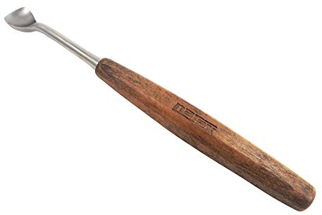 Narex Scalpello professionale in acciaio ceco per intaglio a cucchiaio, 20 mm, larghezza 3/4, 82280 Narex