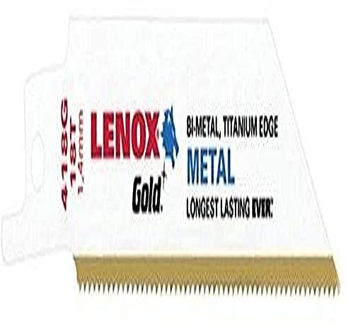 Lenox 21068418GR Säbelsägeblatt Gold Power ARC, 102 x 19 x 0,9 mm, 18 Zähne, 5 Stück
