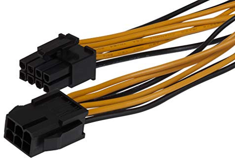 Maplin 6-pin PCIe to 8-pin ATX12V CPU Connector Lead 150mm
