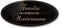 Türschild, Briefkastenschild, Klingelschild, 70-300-013-SG, Acryl, Oberfläche schwarz glänzend, Gravur gold, individuell anpassbar